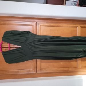 Torrid green jersey knit flutter sleeve dress 1 1X